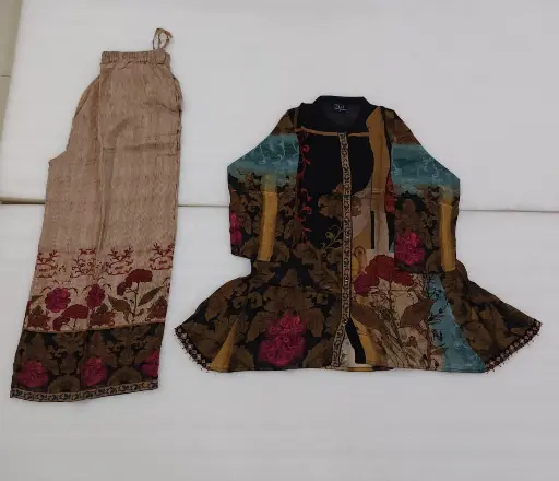 Floral Heritage Viscose Muslin Co-Ord Set